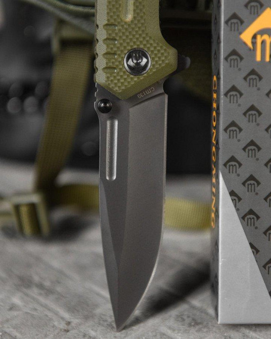 Ніж викидний grey/oliva ВТ4773 Одеса - фото 5