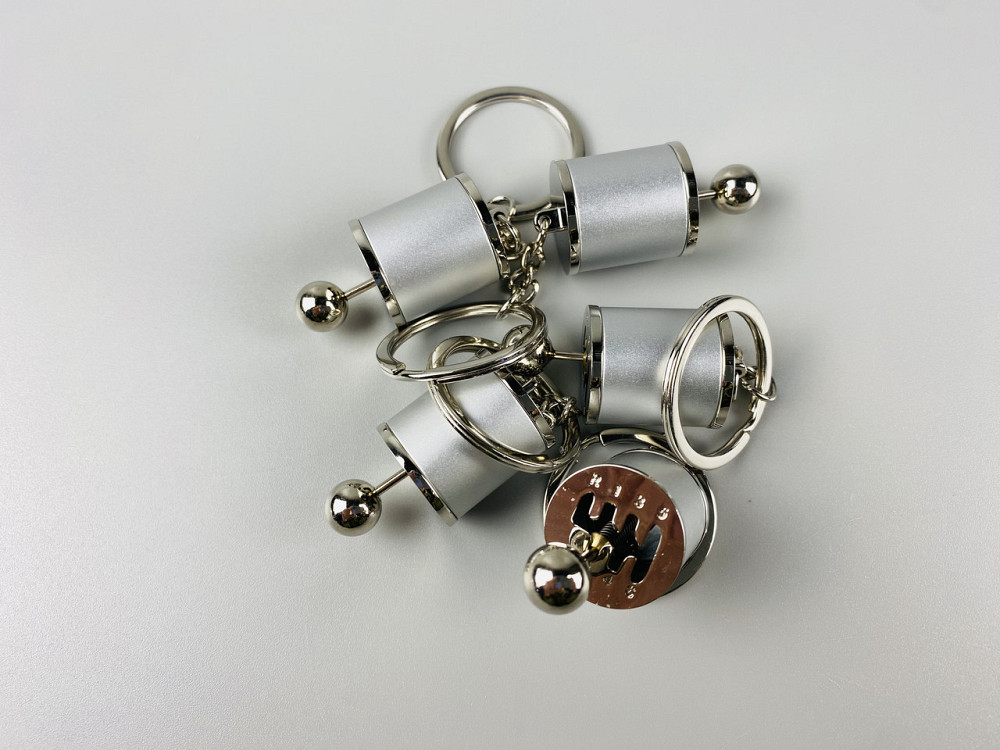 Брелок коробка передач для ключів, брелок КПП на ключ для водія з металу сріблястий з металу Мукачево - фото 7