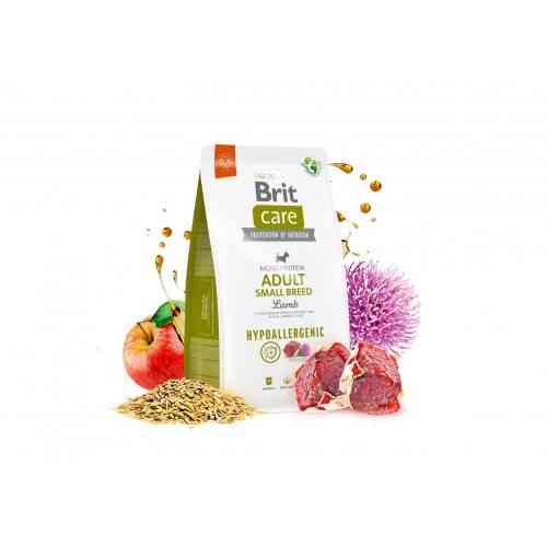 Корм сухий Brit Care Dog Hypoallergenic Adult Small Breed для дорослих собак малих порід від 1 до 10 кг гіпоалергенний з ягн Київ