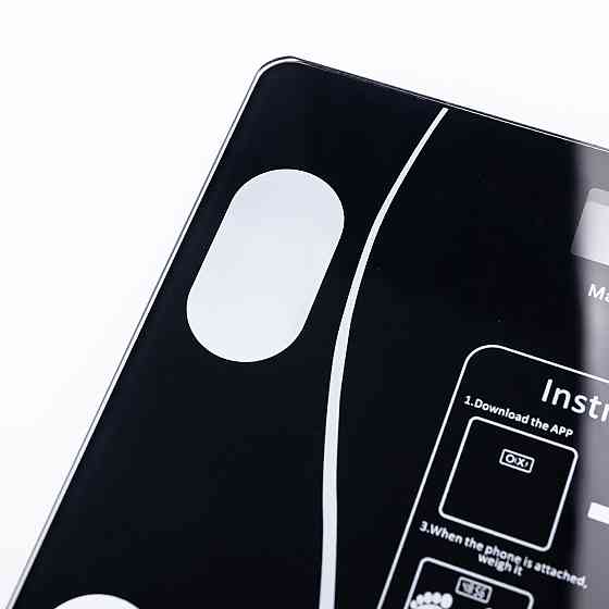 Смарт ваги електронні Sokany 26х26 см  до 180 кг з синхронізацією з телефоном чорні SK-19019B Київ