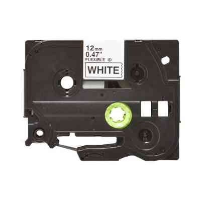 Лента для принтера этикеток UKRMARK совместима с TZEFX231. гибкая, 12мм х 8м. black on white (TZeFX231) (900407) Винница