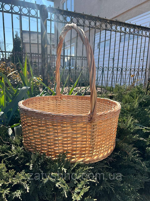 Кошик плетений для квітів великий Київ - фото 3
