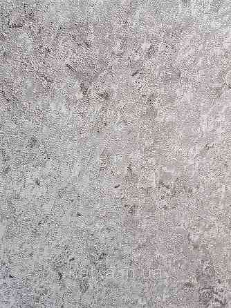 Шпалери вінілові на флізеліні метрові Sintra Edelina під штукатурку структурні чорні сірі срібло Київ