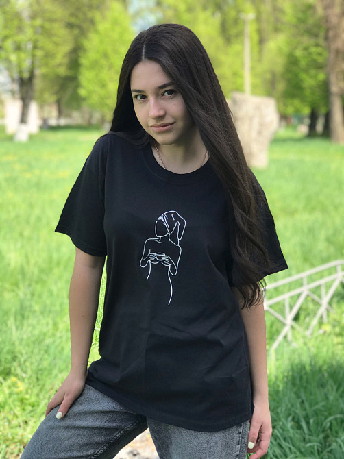 Женская футболка  unisex с Арт рисунком. Черновцы - изображение 1