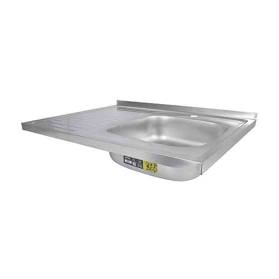 Кухонная мойка Brinex 6080-R 0,6 мм Satin (BRIN6080RSAT06) Киев