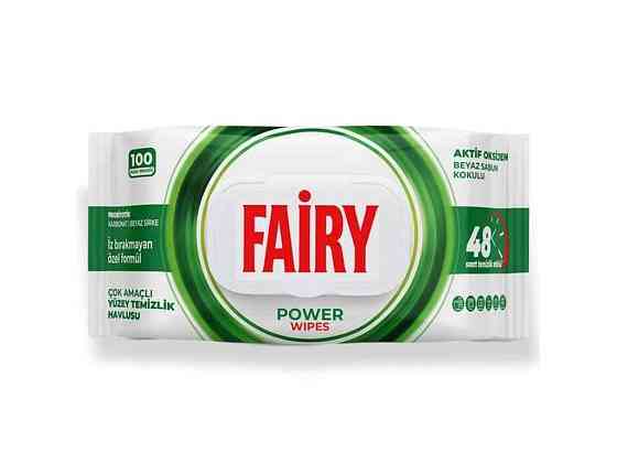 Салфетки влажные для уборки 100шт Power Wipes ТМ FAIRY Киев