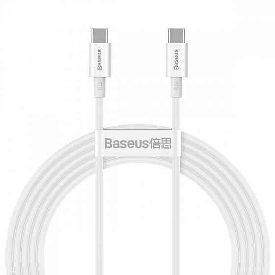 Кабель Baseus Superior Series Fast Charging Type-C to Type-C PD 100W 2м белый Львов