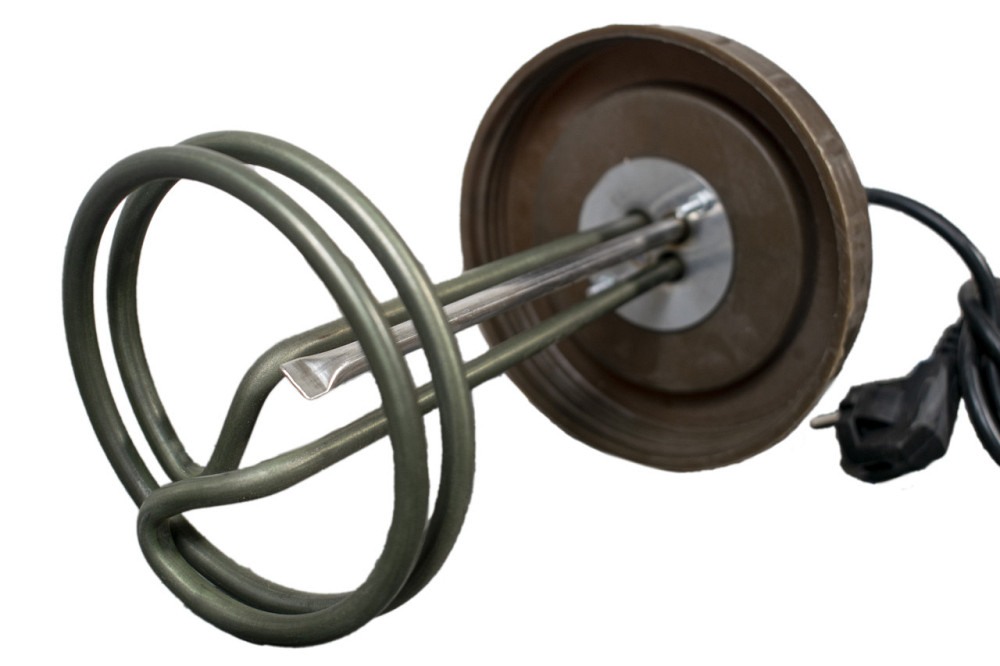 Тен 2 кВт для літнього душу кришка з підігрівом і терморегулятором (Бак 70 літрів) Дніпро - фото 4