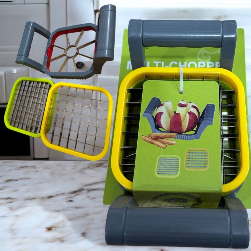 Овочерізка на три насадки для нарізки овочів та фруктів MultiChopper Вінниця - фото 1