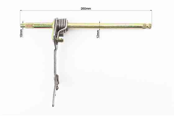 Вал перемикання передач к-кт (з пружиною, коромислом) 260мм ACTIVE Київ