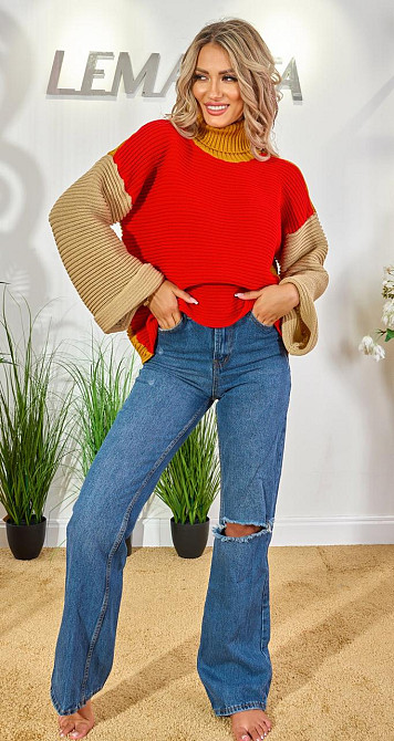 Свитер крупной вязки (42-48) Киев - изображение 3