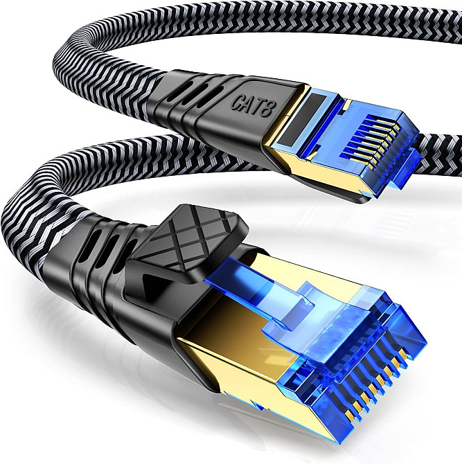 Мережевий кабель (патч корд) RJ45 - RJ45 Cat 8 NORSHY 3м Луцьк - фото 1