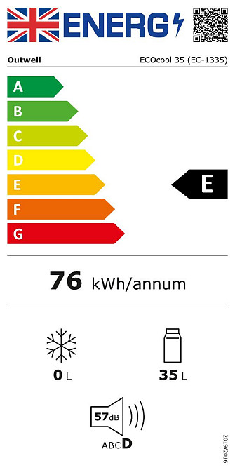Автохолодильник Outwell Coolbox ECOcool 35L 12V/230V Slate Grey (590241) Киев - изображение 2