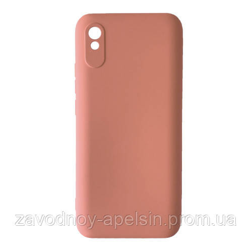 Xiaomi Redmi 9A силиконовый чехол Silicone Cover (розовый) Одесса - изображение 1