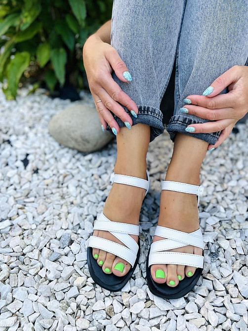 Rosta Босоніжки жіночі ROSTA 1044 білі (літо, шкіра натуральна) (5143) Коломия - фото 7