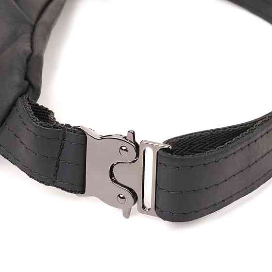 Надійна сумка бананка для чоловіків із вінтажної натуральної шкіри Shvigel 23138 Чорний Київ