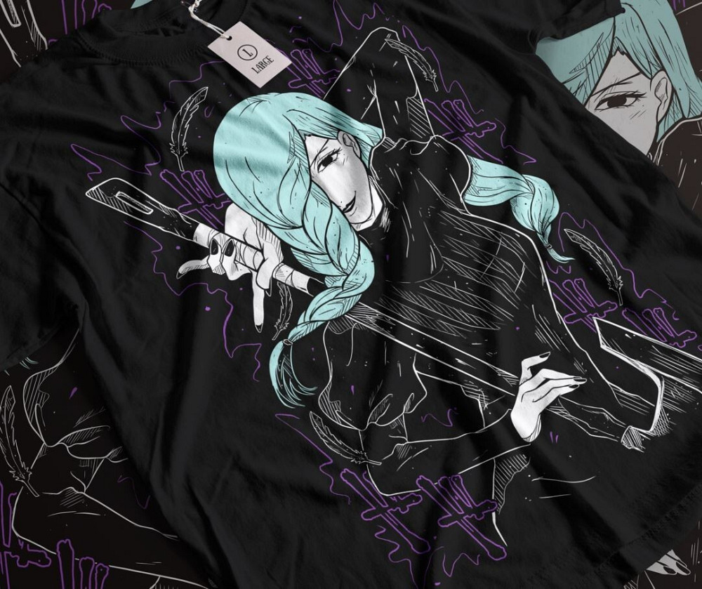 Футболка для хлопчика з аніме принтом Магічна битва оверсайз (зріст від 165 до 180) Чорний AnimeJ1146m Дніпро - фото 1