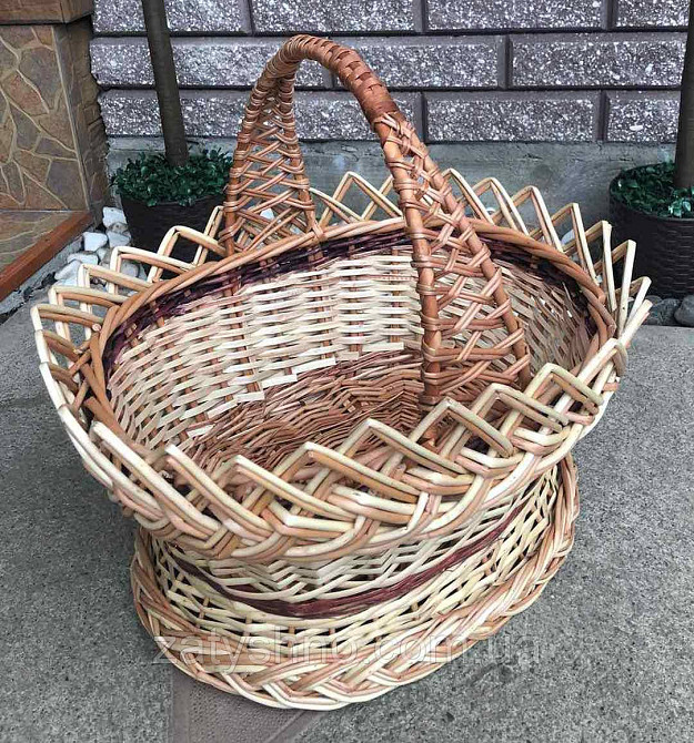 Корзина пасхальная из лозы симпатичная Киев - изображение 2