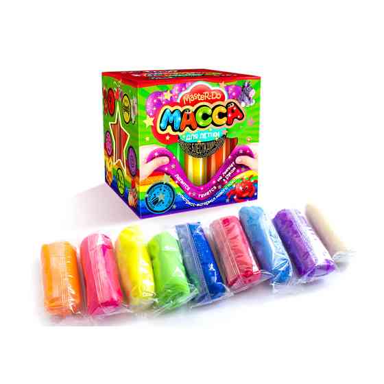 Тісто для ліплення "Master Do" 9 кольорів MMD-01-01…07 з блискітками 7596DT Вид 7 Вінниця