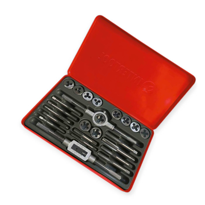 Набор плашек и метчиков 24 шт кейс металл. Мукачево - изображение 1