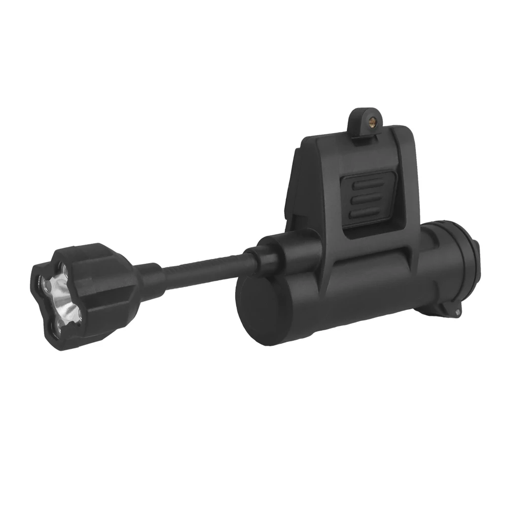 Ліхтар тактичний MPLS Charge 4.0 big size з кріпленням на шолом Чорний Київ - фото 1