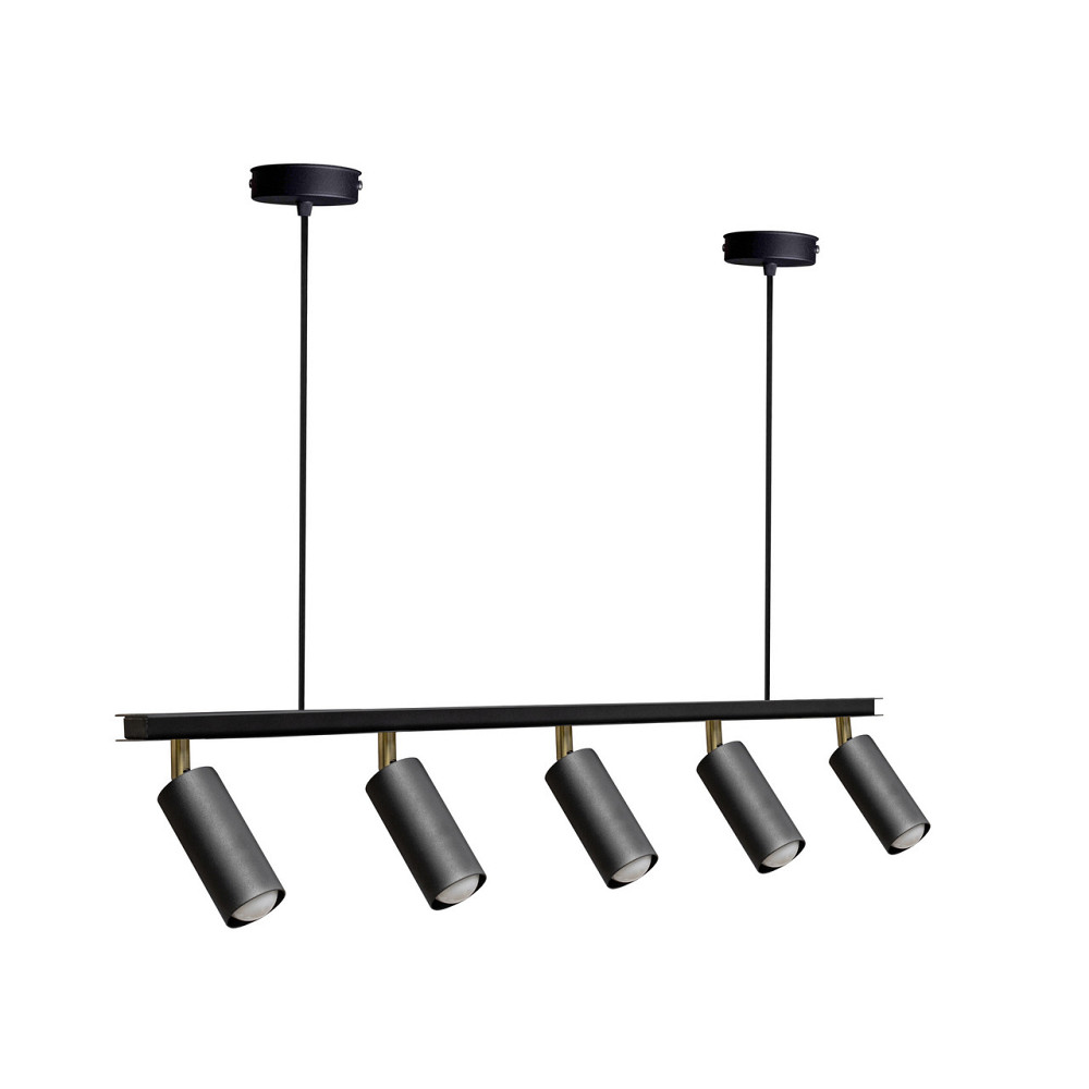 Светильник цилиндр потолочный поворотный Е27-5 Tube NL 2450-5 BK Киев - изображение 2