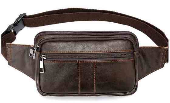 Сумка на пояс Коричневая (Vintage) Киев