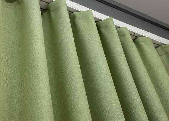 Преміум шторна тканина blackout 100%, двостороння, колекція “ASHEN NIGHT” колір оливковий 1841ш Київ