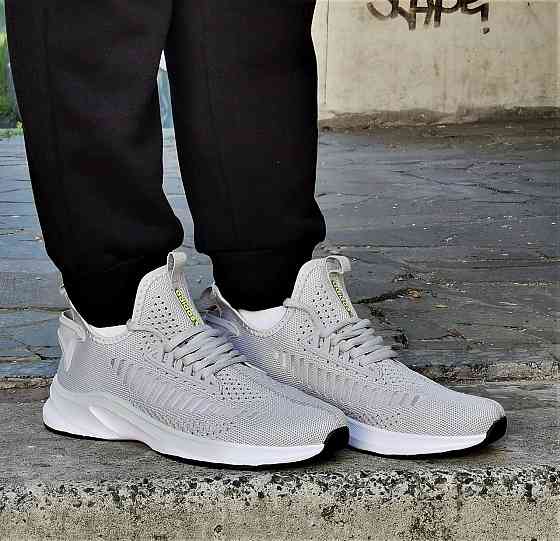 Кроссовки Adidas Мужские Серые Адидас BOOST (размеры: 41,42,43,45) Днепр