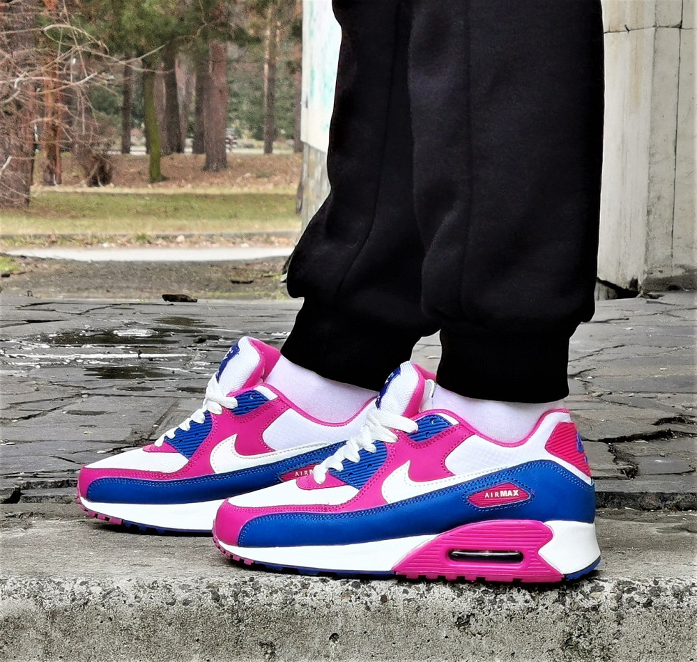 Кроссовки Nike 90 Женские Разноцветные с Амортизацией Цветные Найк (размеры: 37,38) Видео Обзор Днепр - изображение 2