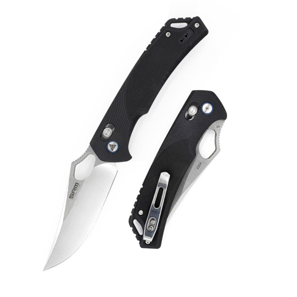 Нож складной SRM Retriever 9202, черный Киев - изображение 6
