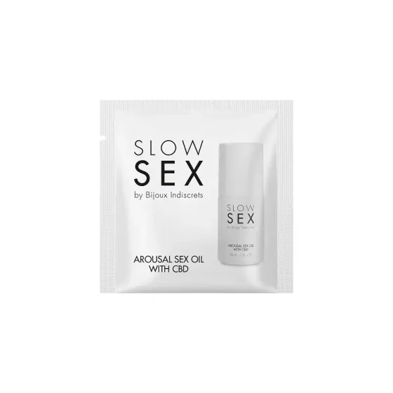 Пробник Bijoux Indiscrets Sachette Arousal CBD - SLOW SEX Львів