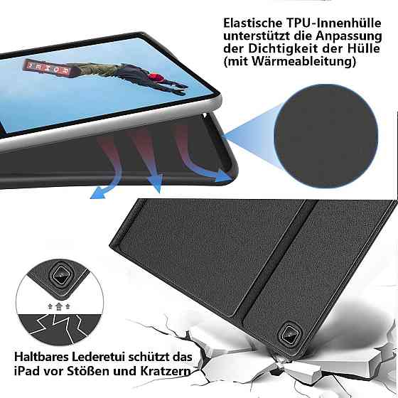 Чехол с Bluetooth клавиатурой для Samsung Galaxy Tab S6 Lite из Германии Днепр