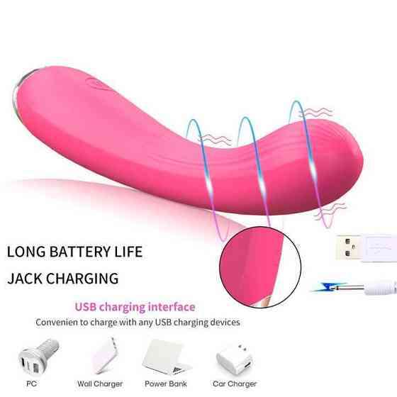 Гнучкий ребристий вібратор "Melo" - Чорний Вінниця