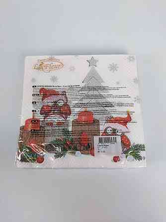 Новорічна серветка (ЗЗХЗЗ, 16 шт.) La Fleur "Совіне Різдво" (1 пачка) Харків