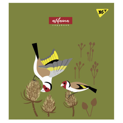 Тетрадь Yes А5 Avifauna 12 листов (766802) Винница - изображение 2