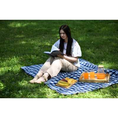 Плед Ardesto Picnic 130х170см, 100% полиэстер, клетка синий (ART0916BC) Винница - изображение 10