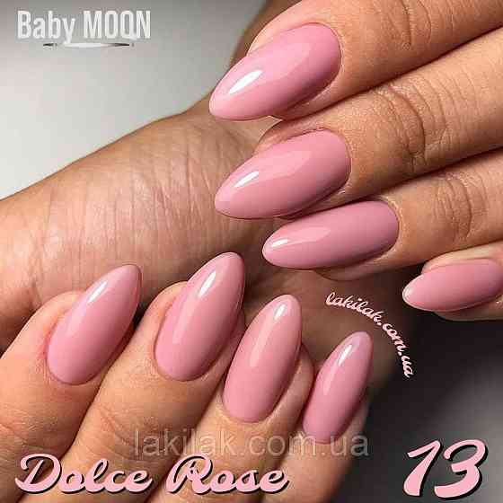 Гель-лак BABY MOON Dolce Rose №13 теплий рожевий, 6 мл Херсон
