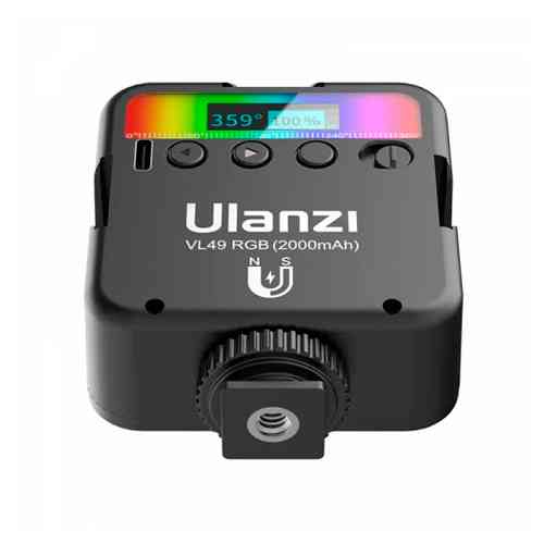 Накамерне LED-світло Ulanzi VL49 RGB, фотосвітильник 2000мАг, магнітне кріплення 1/4 Київ