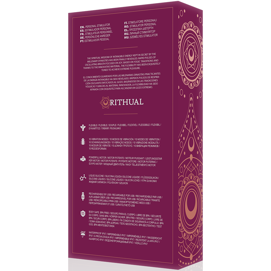 Вібратор для точки G Kriya, колір: рожевий Rithual (Іспанія) Sex Aura Київ - фото 8