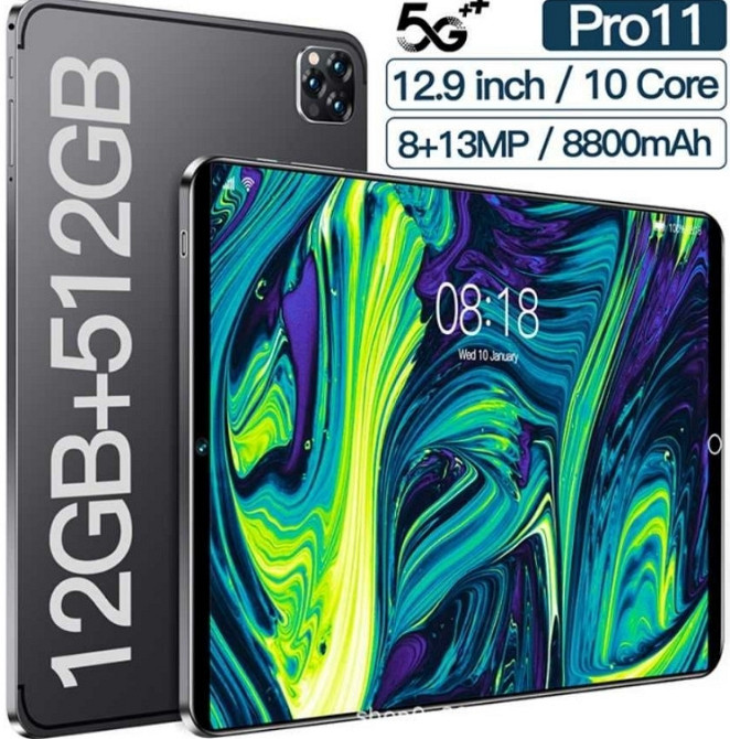 Планшет 10-дюймовий 12 гб /512 гб, Android 14, Процесор: Snapdragon888. Харків - фото 3