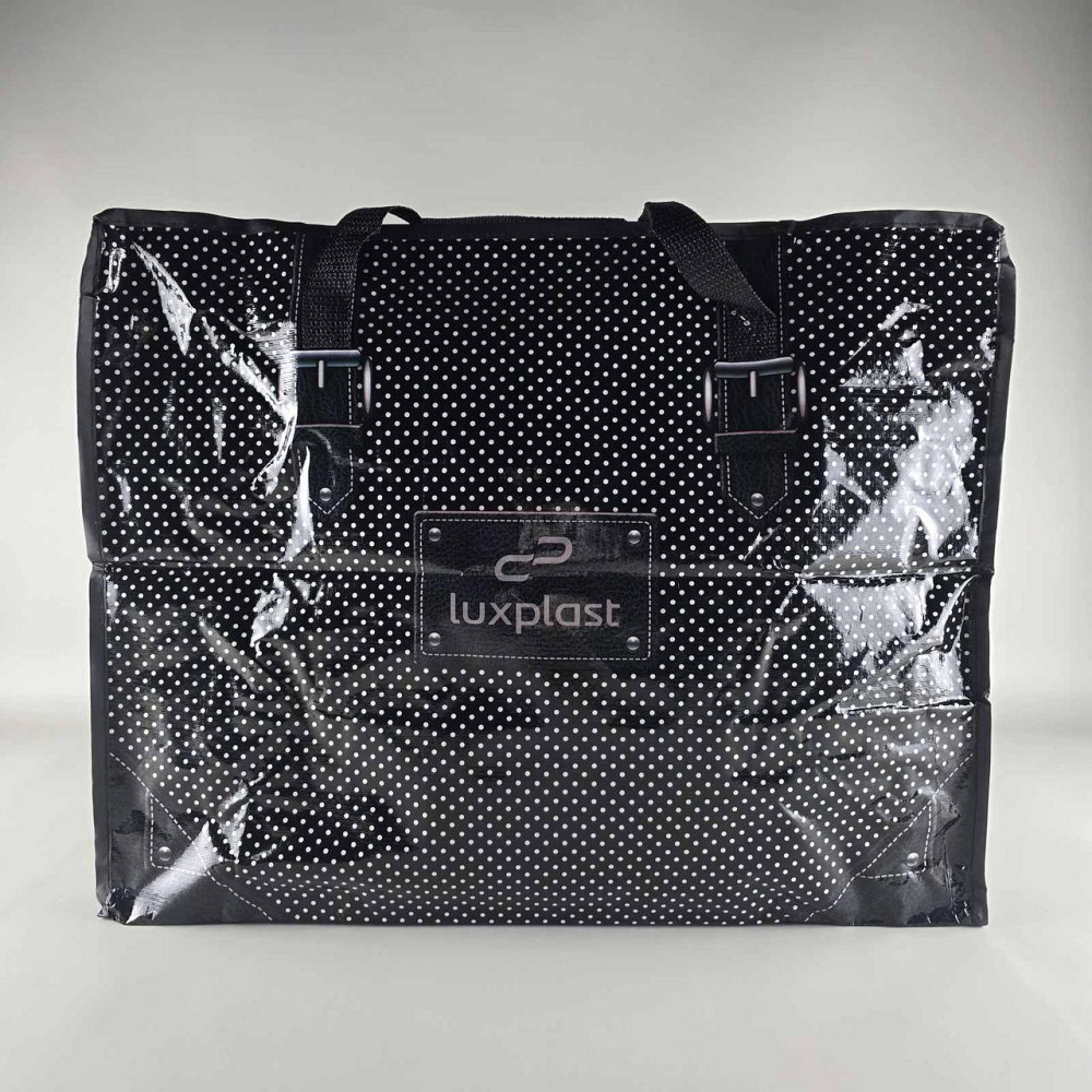 Поліпропіленова сумка господарська з кольоровим малюнком No4 Горошок (1 шт.) Харків - фото 1