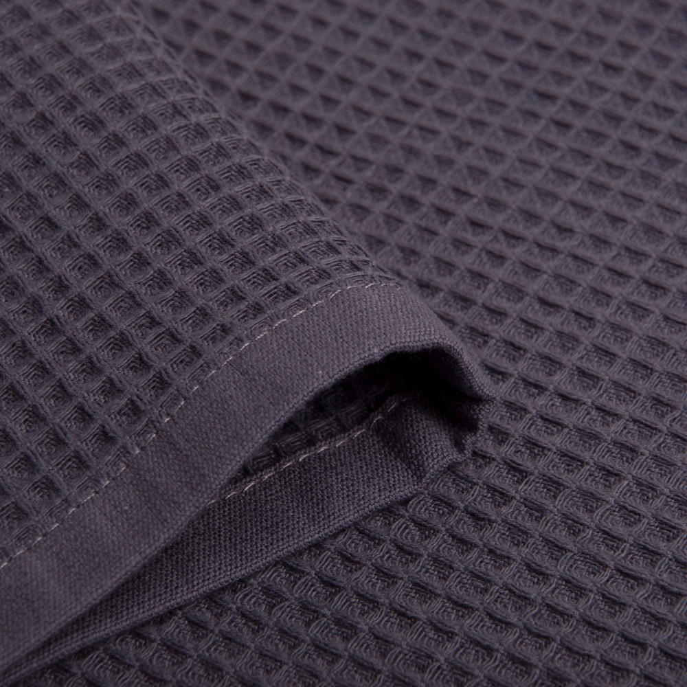 Вафельний рушник Ideal Textile 70х140 см 240 г/м2 (56860827) Графітовий Чернівці - фото 3