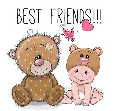 Термонаклейка аппликация детская Лучшие друзья Киев - изображение 1