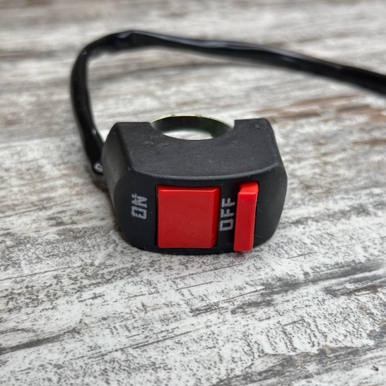 Кнопка переключатель света фар для мотоцикла 22мм, выносной тумблер на руль для света и сигнализации Киев