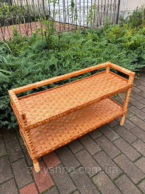 Полка плетеная для обуви из лозы Киев - изображение 9