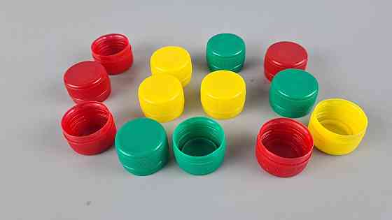 Кришка пластикова на ПЕТ пляшку 1літр кольорова (1000 шт.) Харків