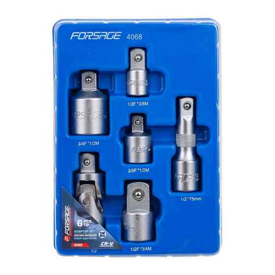 Набор адаптеров ударных, 6пр. Forsage F-4068 Одесса