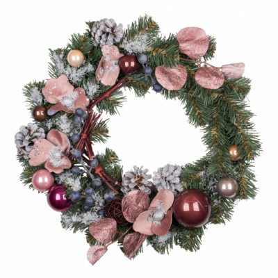 Прикраса декоративна YES! Fun вінок Камелія 35 см прикрашений (904444) Вінниця - фото 1