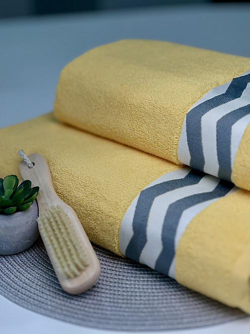 Рушник махровий Ideal Textile з бордюром 50*90 см Чернівці - фото 10